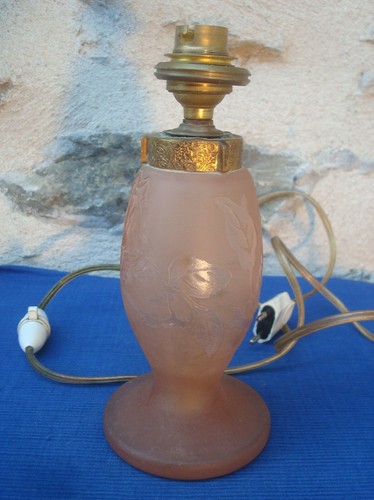 V48 pied lampe verre - pied,