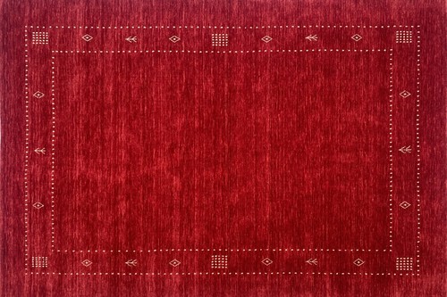 Tapis rouge 100 laine fait - 100%,