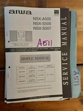 Aiwa nsx-a505 s505 s507