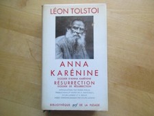 LA PLEIADE LEON TOLSTOÏ ANNA KARENINE RESURRECTION 1965