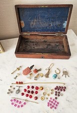 Boîte à bijoux ancienne bois