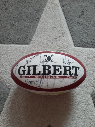 Ballon rugby ubb dédicacé - rugby,