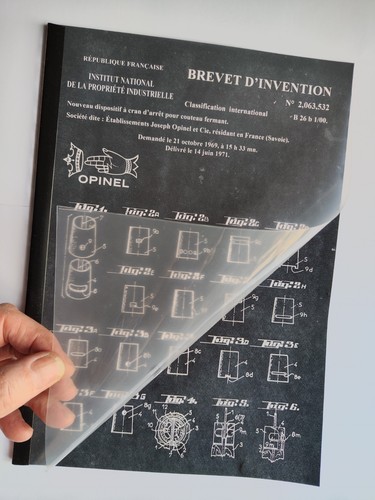 Facsimilé brevet 1969 - brevet,