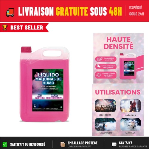 Liquide machine fumée - 5, l