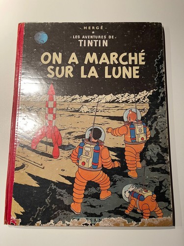 Tintin marché sur la - on,