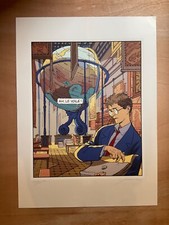 SERIGRAPHIE SIGNEE SCHUITEN LA FRONTIERE INVISIBLE 55X75CM + CERTIFICAT TTBE