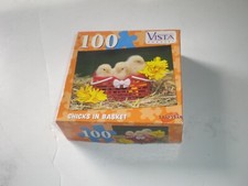 Vista Puzzles Chicks in Basket