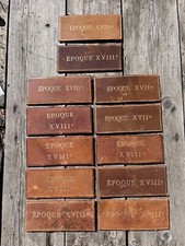 Lot Antiquaire Cuir Petit Fer