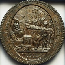 RARE MONNAIE - MONNERON AU SERMENT  de 5 SOLS  (An IV )  2e type 1792