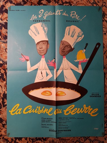 Affiche 1963 cuisine au - la,