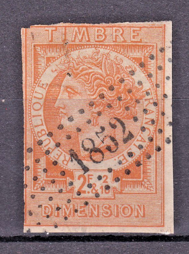 Timbre 1881 fiscal monnaie - timbre,