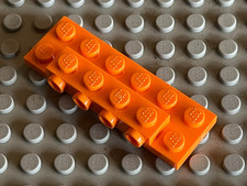 LEGO orange Plate with 4 Studs