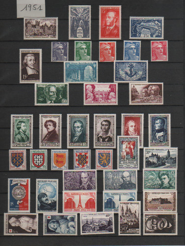 France année 1951 - france, complète