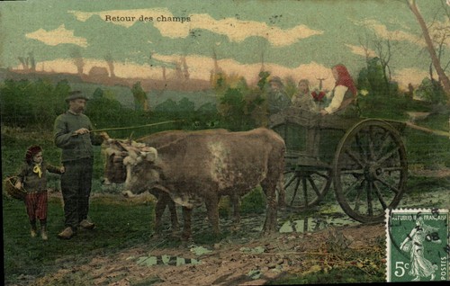 Retour des champs - —, scène