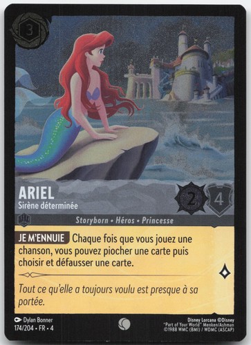 Carte lorcana ariel 174 204 - carte,