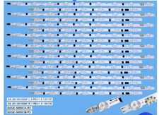 KIT 18 BARRES LED TV 50 SAMSUNG U576476(9L+9R)