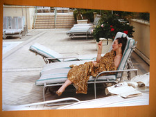 ISABELLE ADJANI  HOLLYWOOD 1990  PHOTO ORIGINAL #1 CIBACHROME    30x44cm