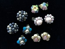  Lot Of 5 Pair Vintage Hong