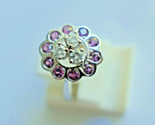 BAGUE ROSACE SERTIE DE 3