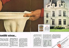 PUBLICITE ADVERTISING  1980    RUBSON  étainchéité  ( 2 pages)