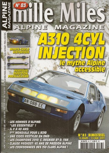 Mille miles alpine a310 - 83,