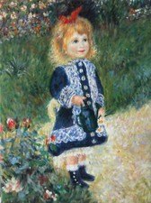 Copie d'Aguste Renoir, huile peinte  à la main 30 x 40 cm