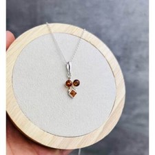 925 Argent Sterling & Ambre