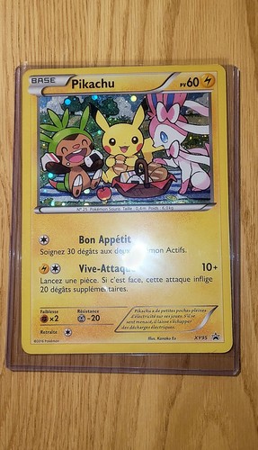 Carte pokémon pikachu holo - carte,