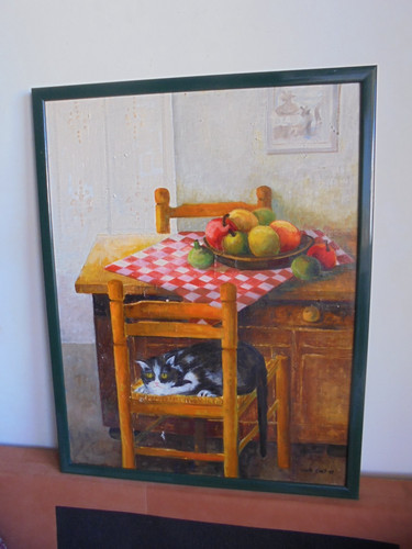 Grand tableau huile sur toile