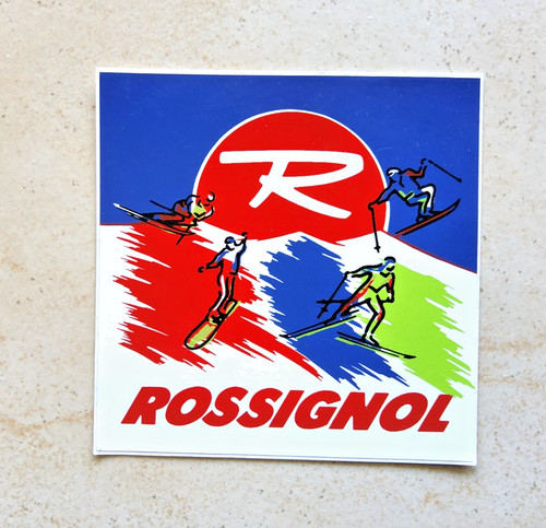 Autocollant rossignol ancien - autocollant,