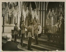 Angleterre, Duke of Gloucester visited Worcester  Vintage print. UK Tirage arg