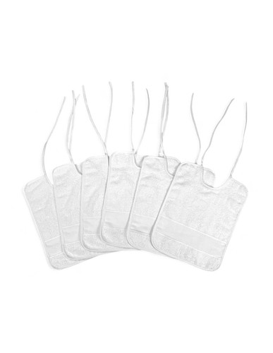 Lot bavoirs pur - de, 6