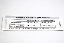 1G000161 - Plaque Vespa