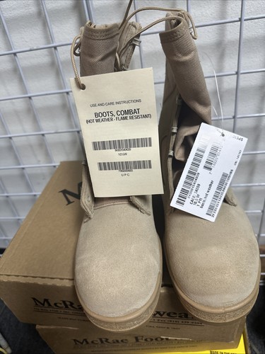 New mcrae army combat boots - new,