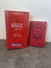 Lot De 2 Guide Rouge Michelin