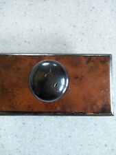 1 ancien Tampon buvard à bascule de la marque "Ech". peut-être en loupe d'orme.