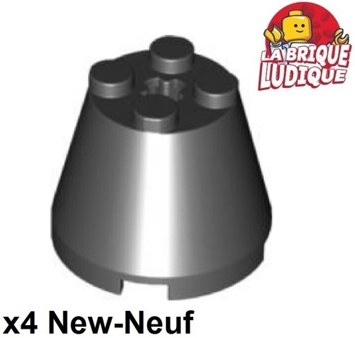 Lego cone 3x3x2 axle - lego,