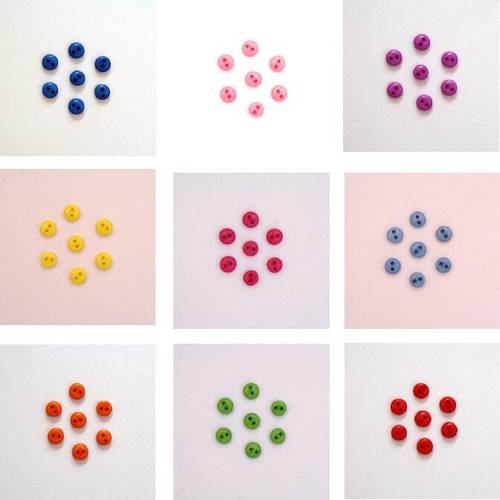 Lot mini boutons 6mm - 6mm,