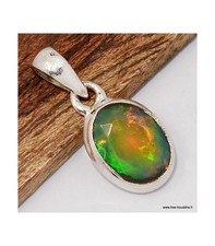 Pendentif opale noire