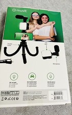 VLOGGING KIT 4 en 1 Micro + TREPIED + Support + LED ( MUVIT )