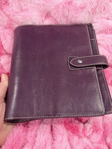 Filofax plum organizer - a5,