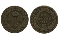1 Décime Louis XVIII -