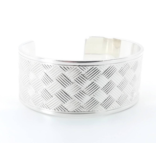 Bracelet manchette maille - bracelet,