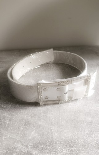 Ceinture blanche femme 90cm - femme,