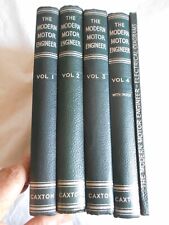 Caxton The Modern Motor Engineer 4 volumes index + wiring diagrams 1948 edition