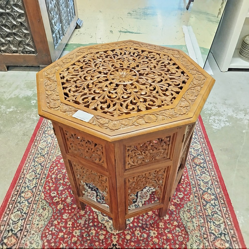 Table appoint bois sculpté - appoint,