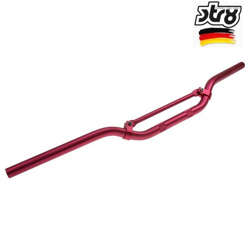Guidon 22mm motocross rouge - guidon,