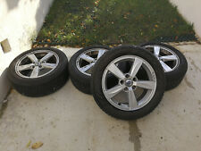 4 roues complètes Volvo (4 jantes alu 16 pouces + 4 pneus hiver 205/55 R16)