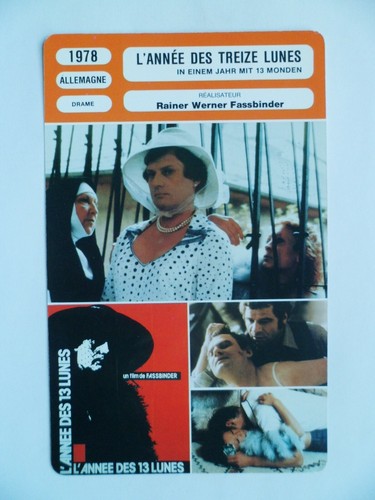 Carte fiche cinema 1978 - fiche,