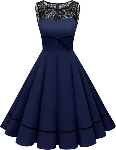 Robe vintage femme années 50s - robe,